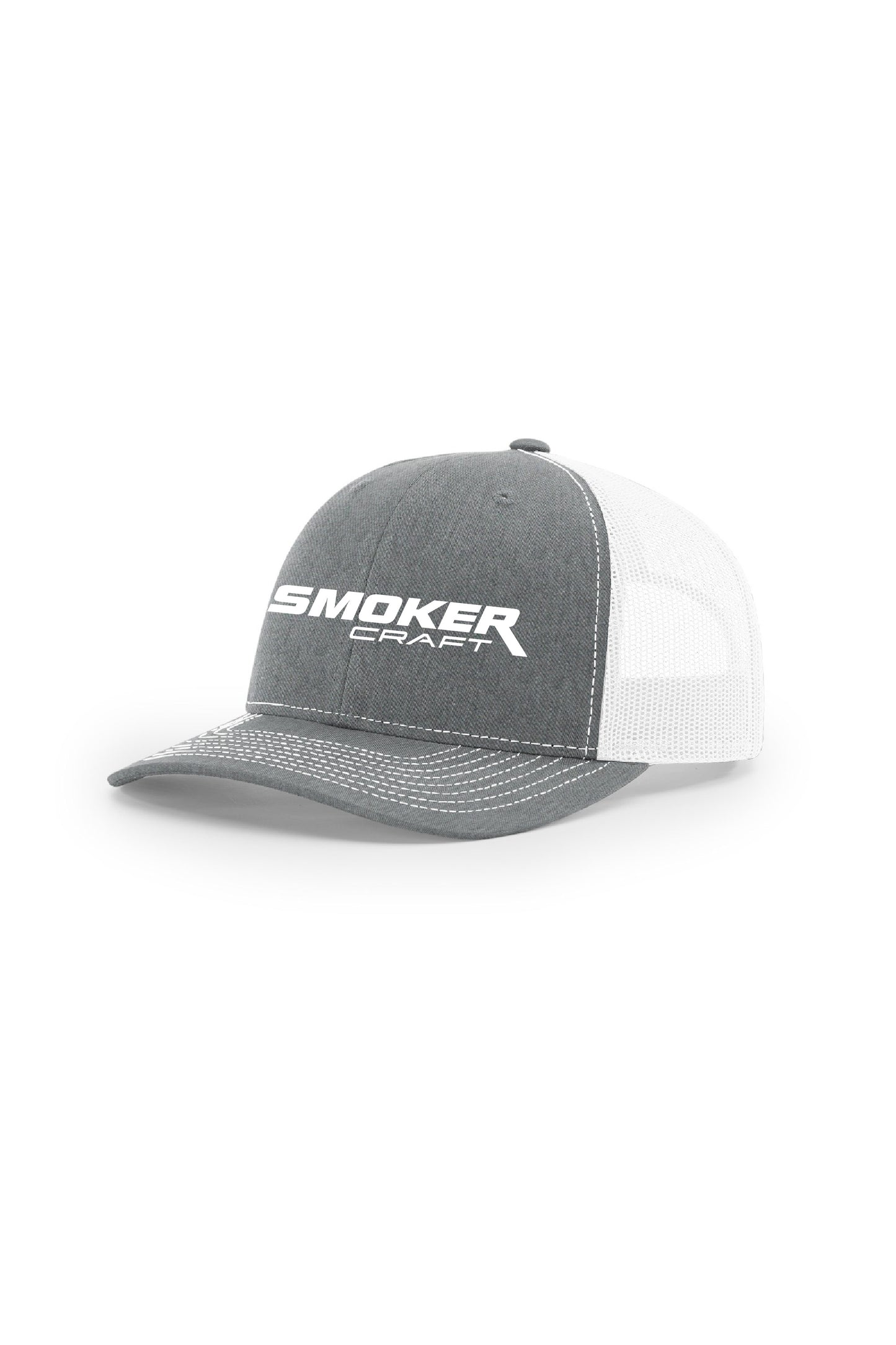 Smoker Craft - Richardson Snapback Hat - Heather Grey/White