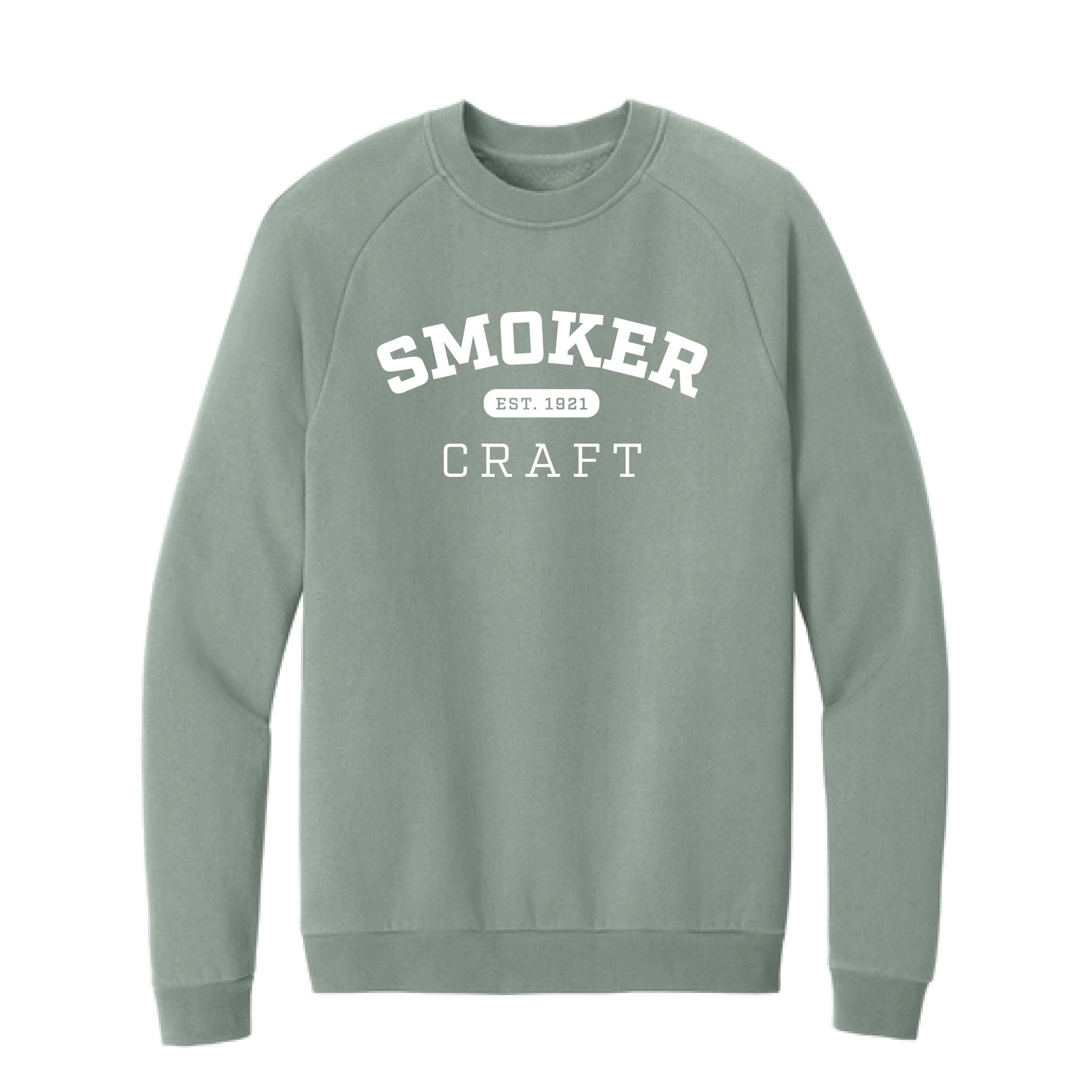 District Cloud Fleece Crew -DT7804 - Slate Green