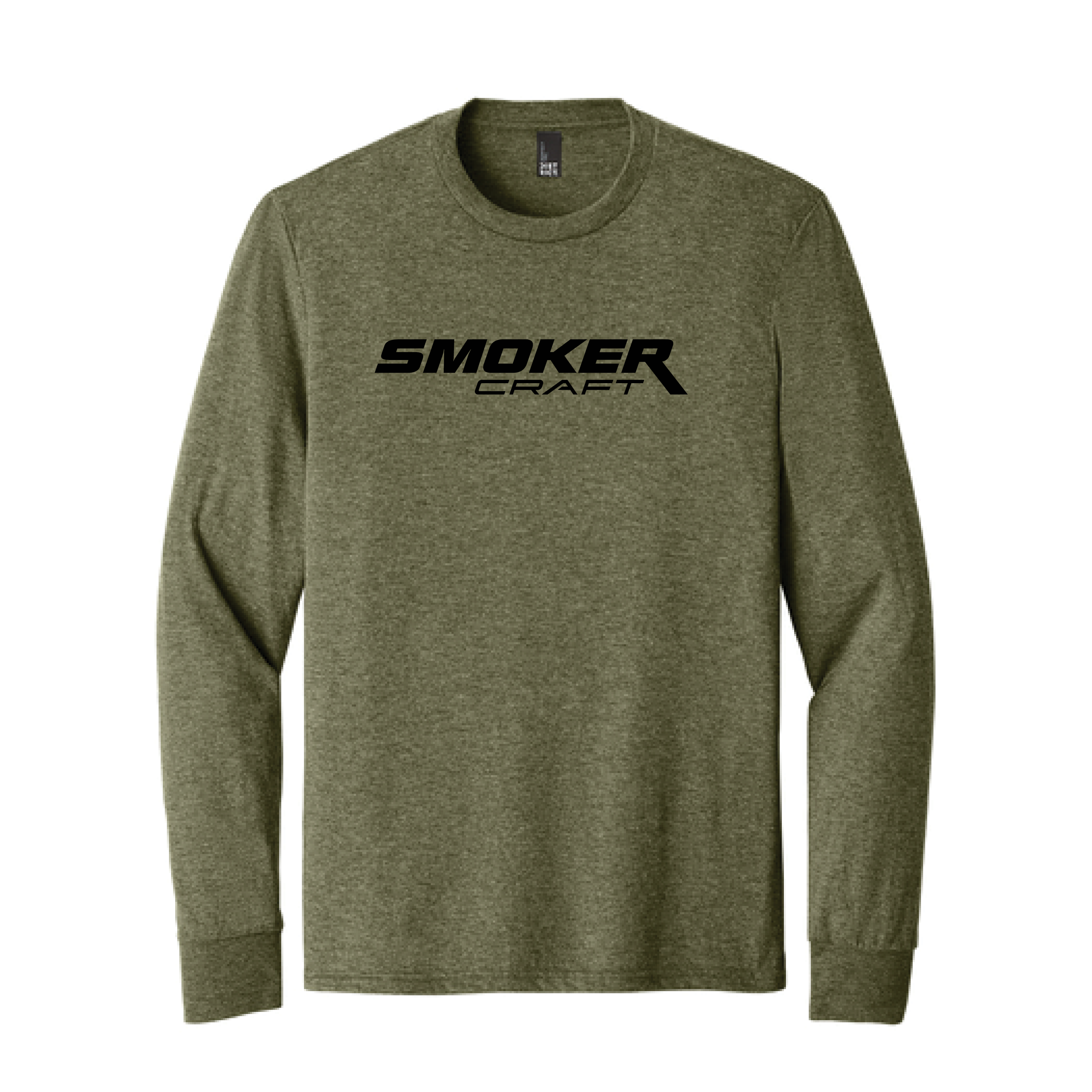 District Perfect Tri Long Sleeve - DM132 - Military Green Frost