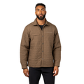 Men's Artisan Quilted Insulated Jacket - Olive Brown