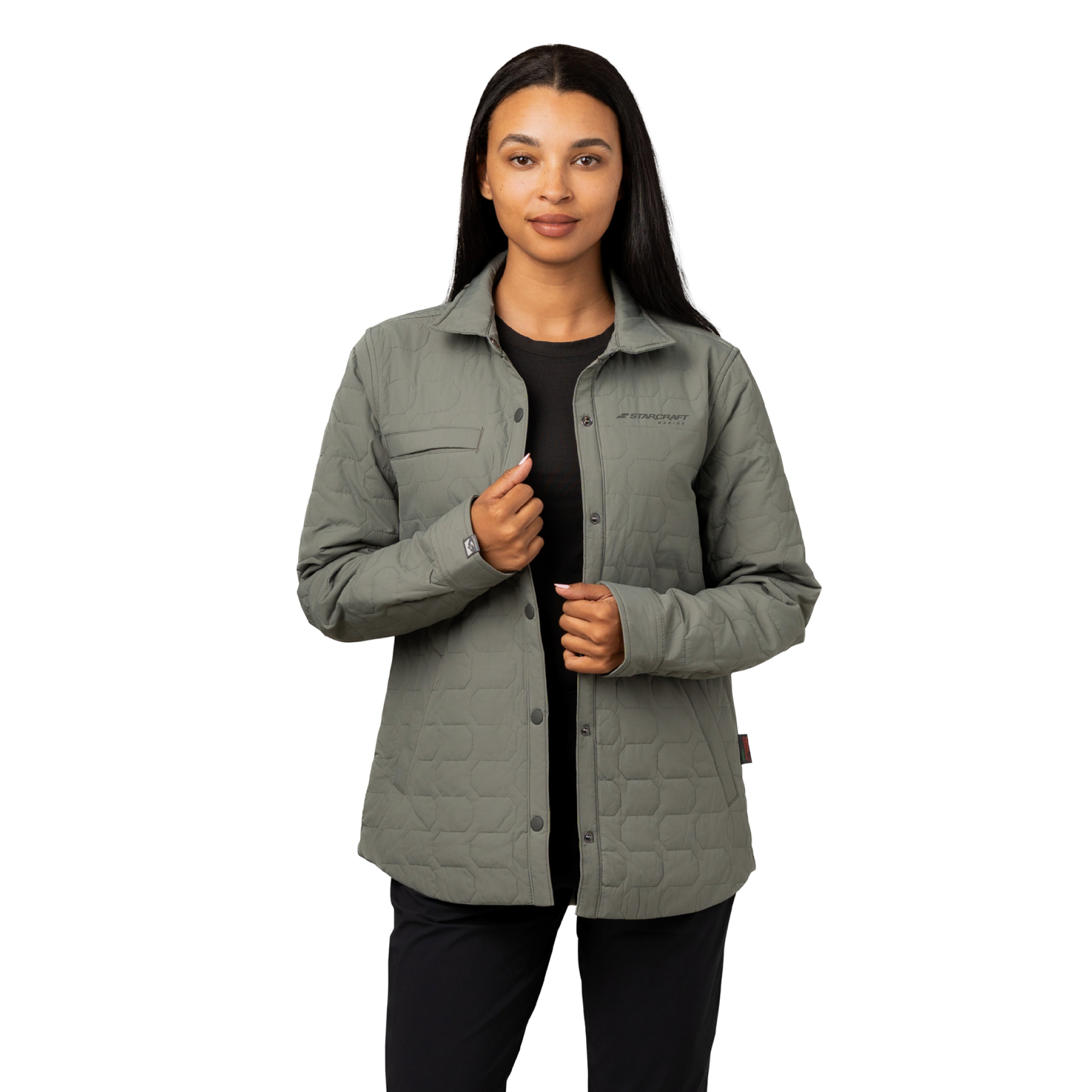 Women's Artisan Quilted Insulated Jacket - Fatigue Green