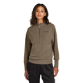 Mercer+Mettle Womens Linear Texture 1/4 Zip - Warm Taupe