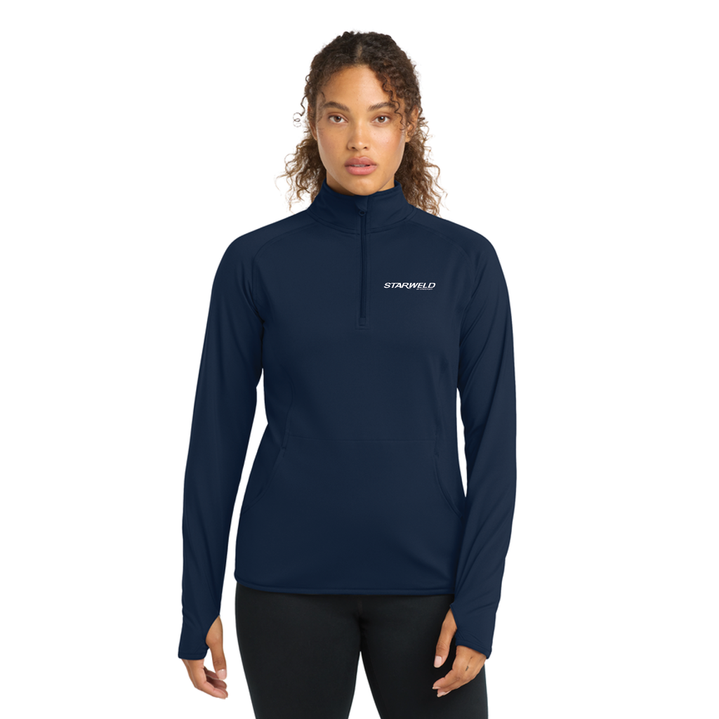 Sport-Tek Women's Stretch 1/4-Zip Pullover