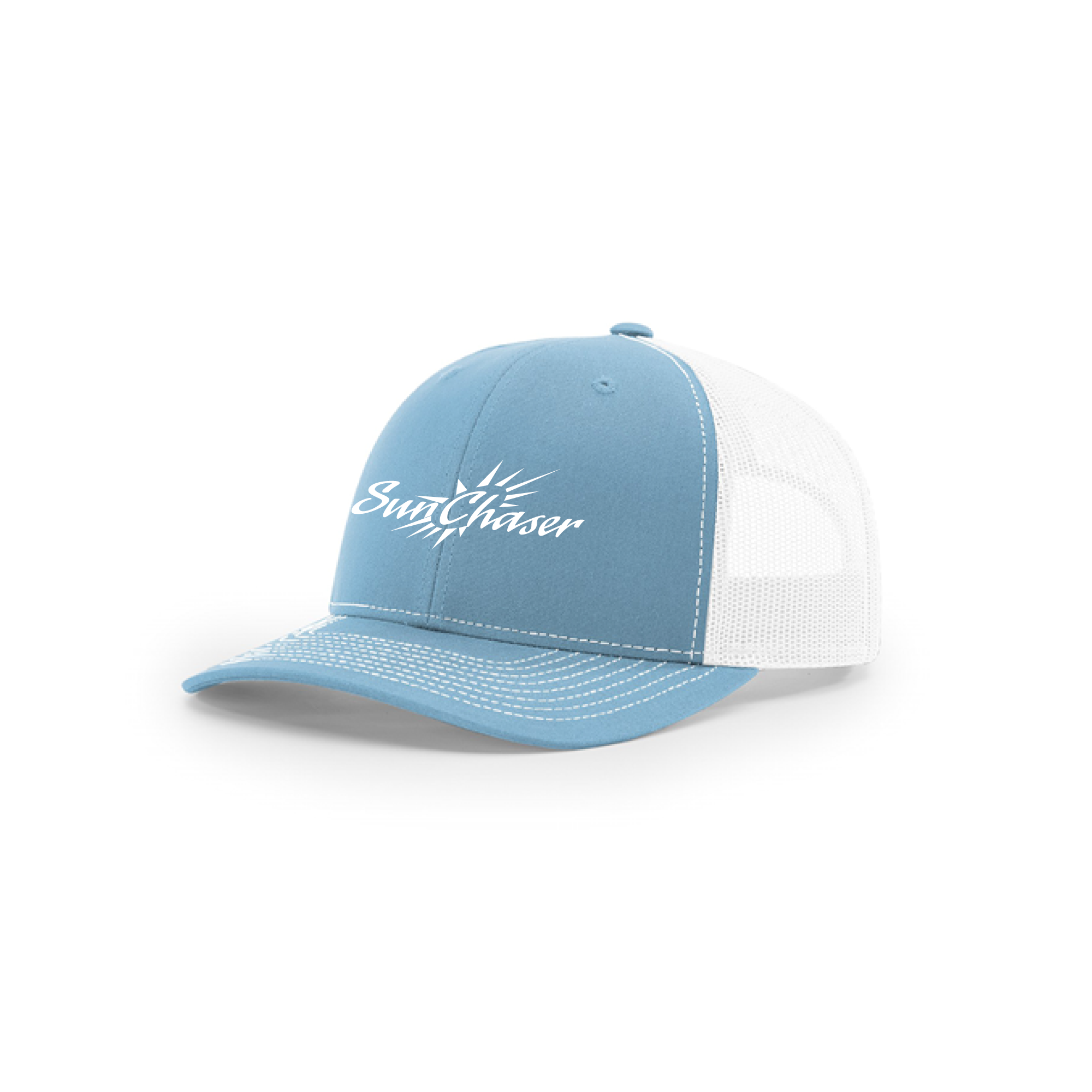 Sunchaser Trucker Cap - Columbia Blue / White