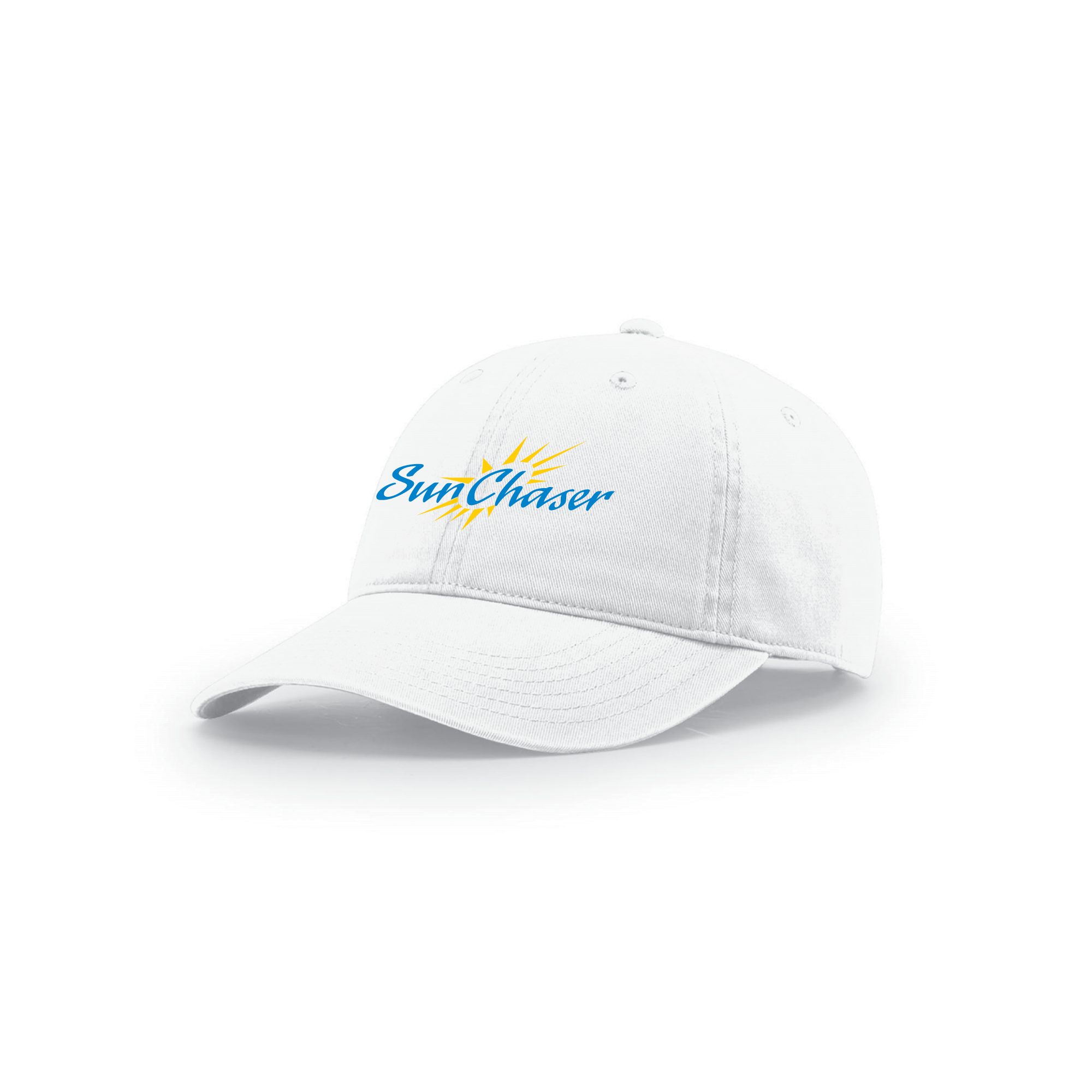 Sunchaser Peached Cotton Twill Cap - White
