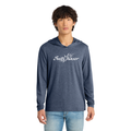 Sunchaser Logo Tri Hooded Long Sleeve - Navy Frost