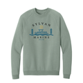 District Cloud Fleece Crew - Slate Green