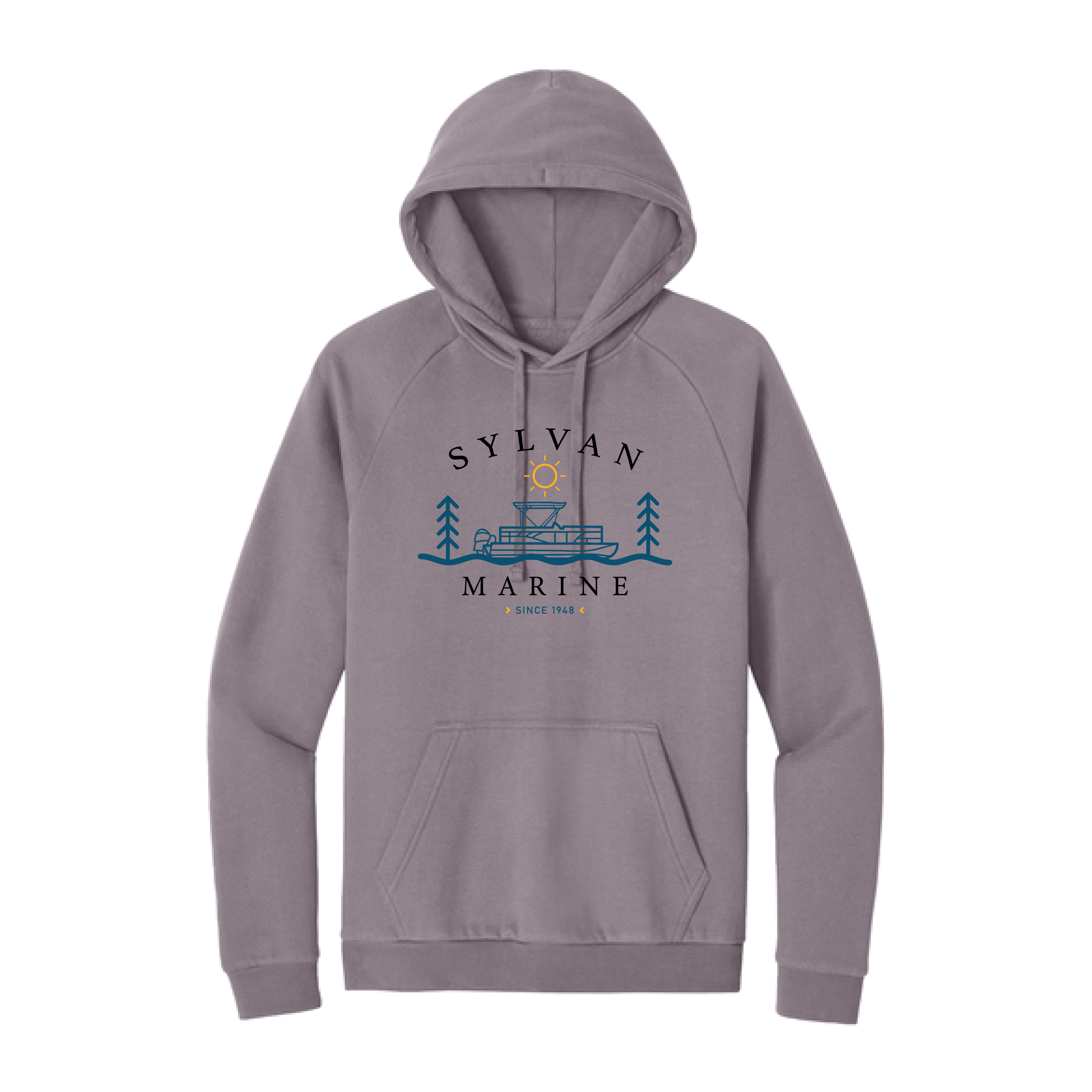District Cloud Fleece Hoodie - DT7800 - Smoky Amethyst