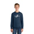Youth Sylvan Logo Crewneck Sweatshirt - Navy