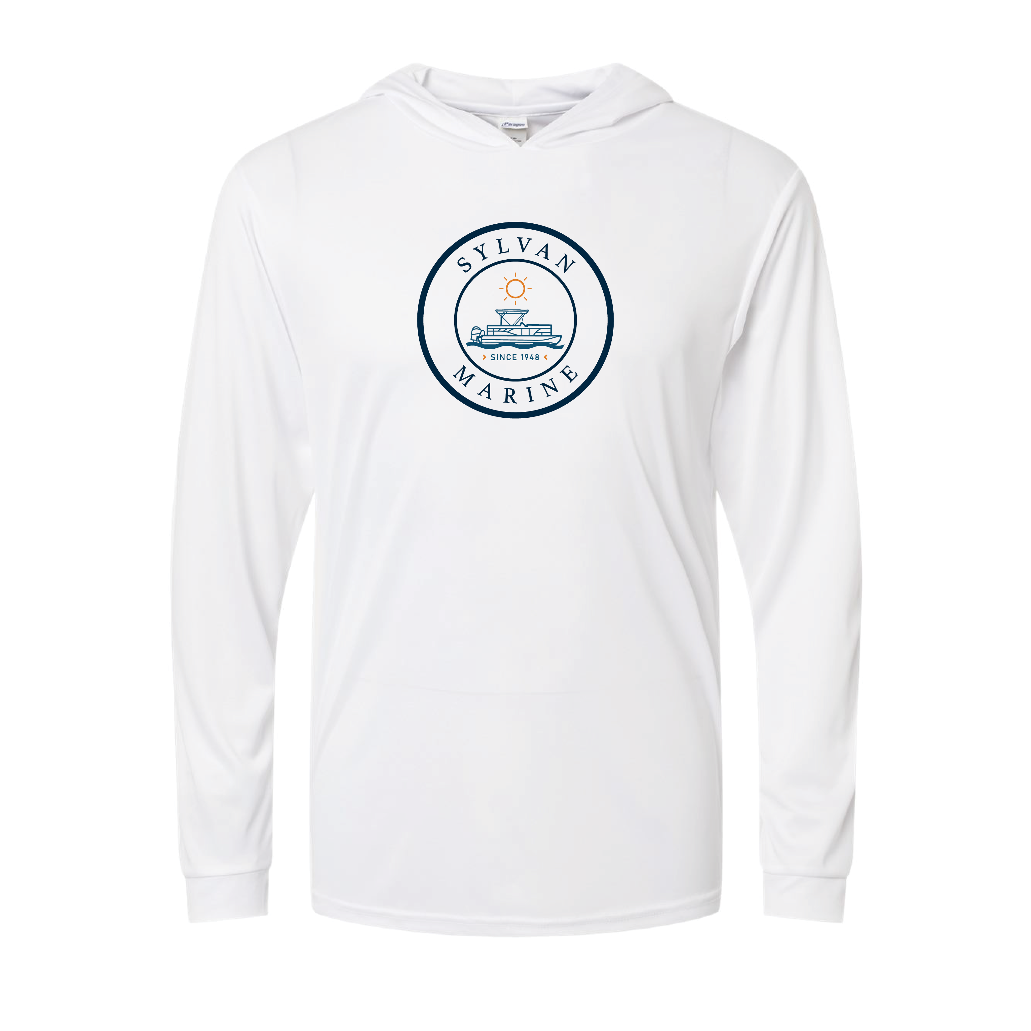 Paragon Long Sleeve Sun Shirt Hoodie - 221Y - White