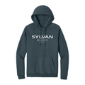 District Cloud Fleece Hoodie Sylvan Text Logo - Deep Steel Blue