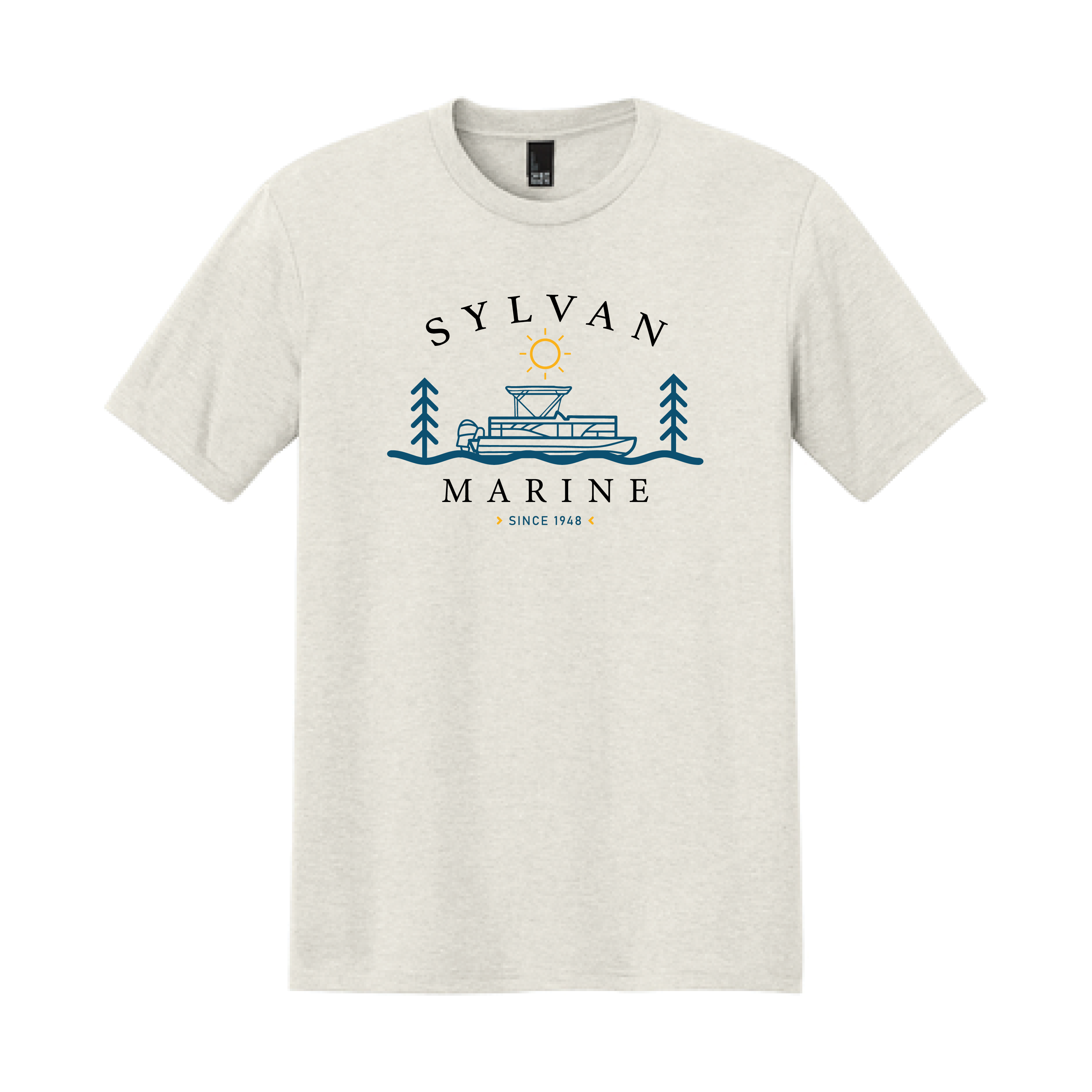 District Perfect Tri Tee - DM130 - Oatmeal Heather