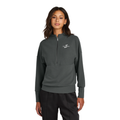 Mercer+Mettle Womens Linear Texture 1/4 Zip - Grey