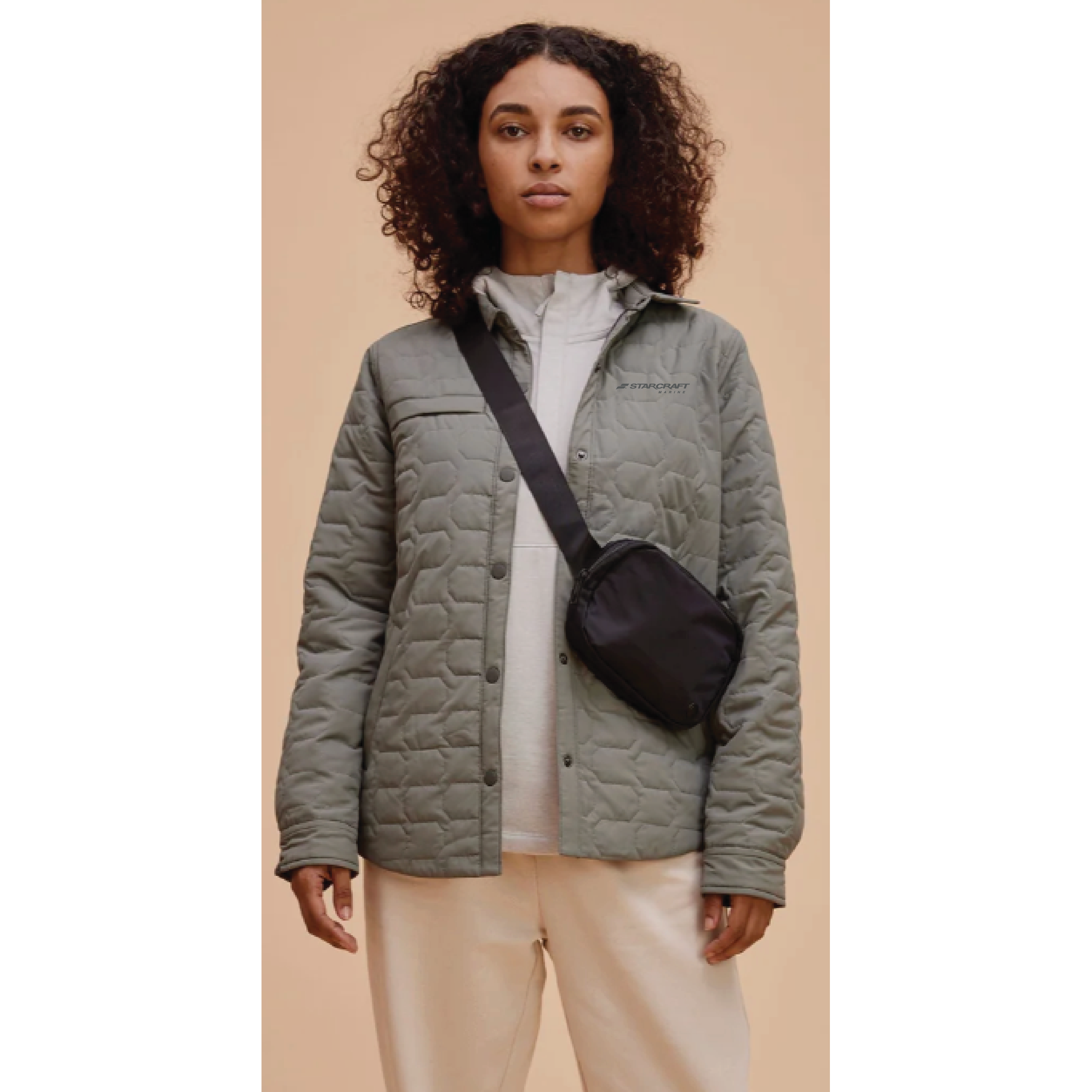 Women's Artisan Quilted Insulated Jacket - 3075 - Fatigue Green