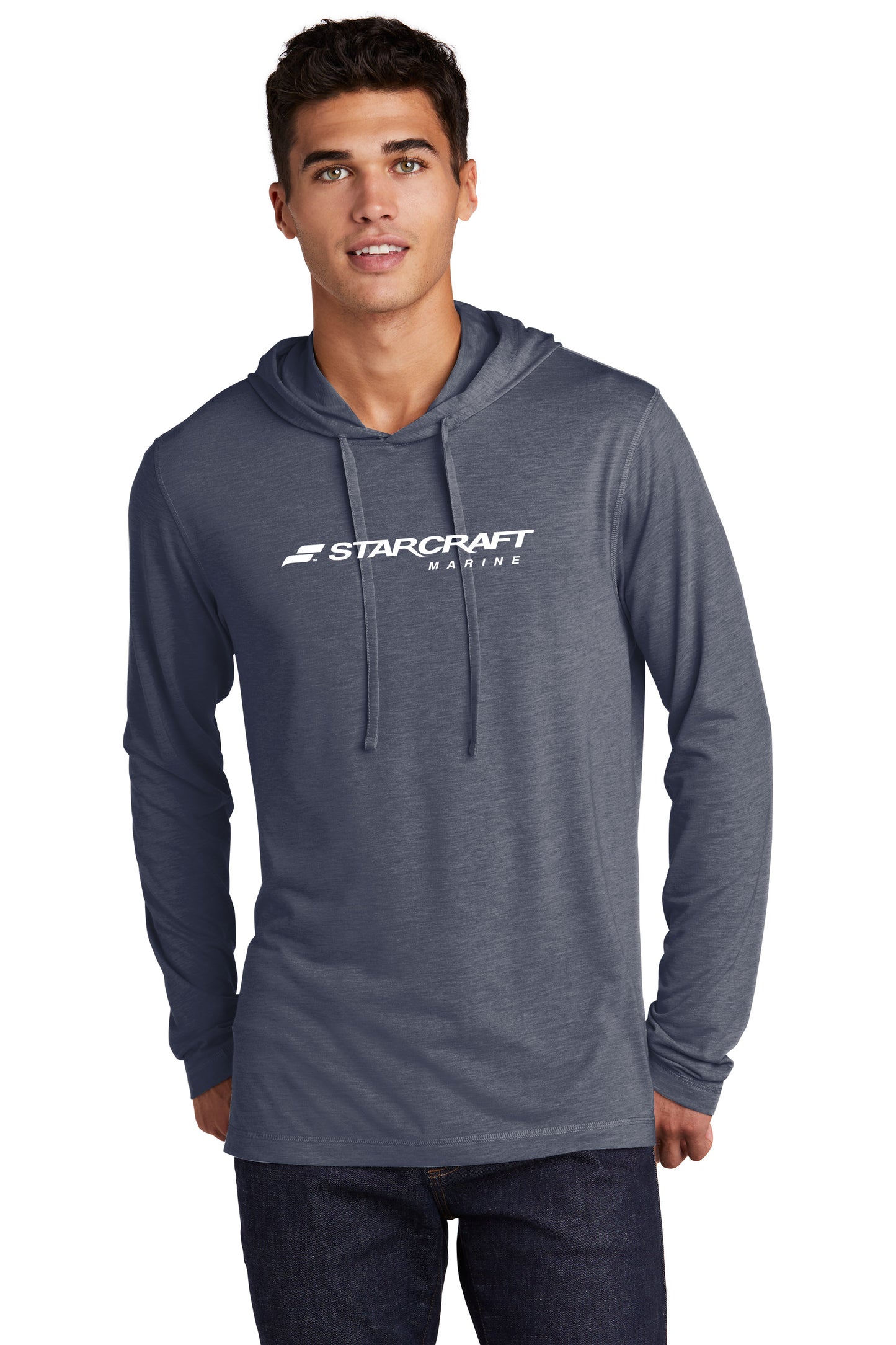 Starcraft - Tri Blend Lightweight Hoodie - Heather Navy